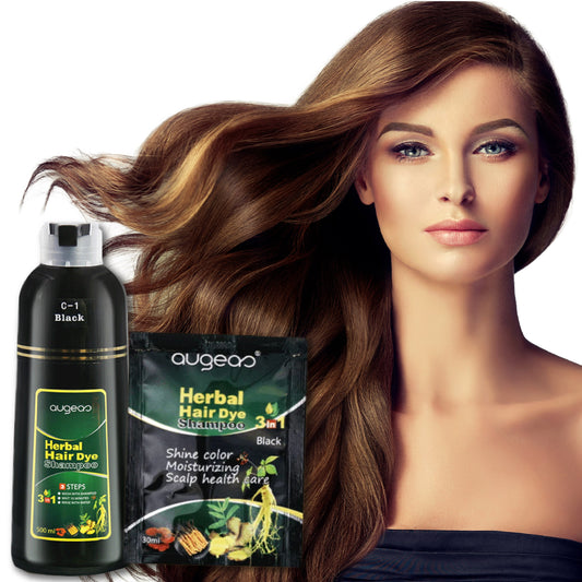 10Mins Natural Herbal Hair Coloring Shampoo